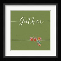 Underlined Fall VI Color Framed Print