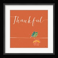 Underlined Fall VII Color Framed Print