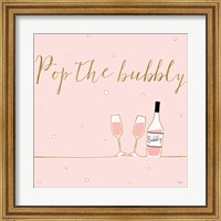 Underlined Bubbly VII Pink Fine Art Print