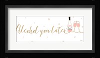 Underlined Bubbly IV Framed Print