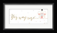 Underlined Bubbly II Framed Print