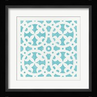 Hacienda Tile V Framed Print