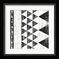 Patterns of the Savanna I BW Framed Print