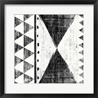 Patterns of the Savanna II BW Framed Print
