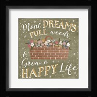 Blooming Garden V Framed Print