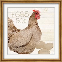 Life on the Farm Chicken III Fine Art Print