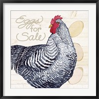 Life on the Farm Chicken I Fine Art Print
