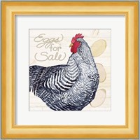 Life on the Farm Chicken I Fine Art Print