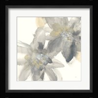 Gray and Silver Flowers II Fine Art Print
