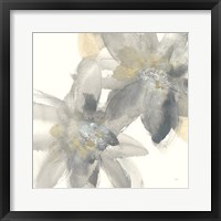 Gray and Silver Flowers II Fine Art Print