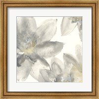 Gray and Silver Flowers I Fine Art Print