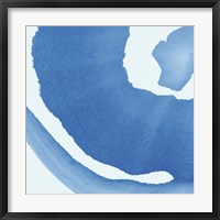 Batik Blue III Framed Print