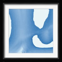 Batik Blue II Framed Print