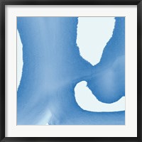 Batik Blue II Framed Print
