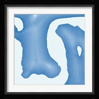 Batik Blue I Framed Print