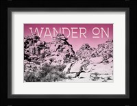Ombre Adventure IV Wander On Framed Print