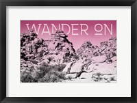 Ombre Adventure IV Wander On Framed Print