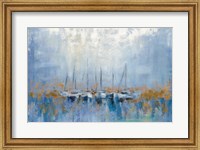 Boats in the Harbor I Fine Art Print