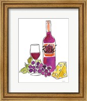 Wine Time III Rose Fine Art Print