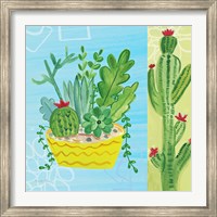 Cacti Garden IV no Birds and Butterflies Fine Art Print