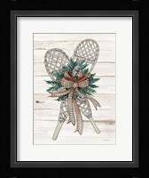 Holiday Sports on Wood III Luxe Framed Print