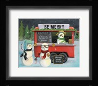 Christmas on Wheels III Light Framed Print