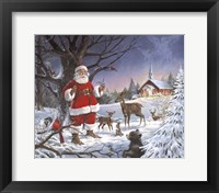Christmas Service Framed Print