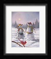 Mr And Mrs Snow 2010 Fine Art Print