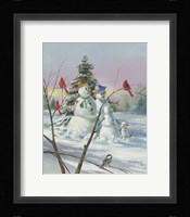 Snow Family Fine Art Print