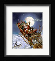 Santas Big Night Fine Art Print
