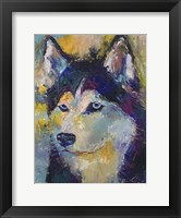Husky Framed Print
