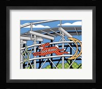 Jack Rabbit Roller Coaster Framed Print