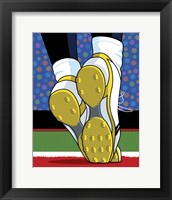 Santonio Holmes Super Bowl Catch Framed Print