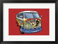Sixties VW Hippy Van Fine Art Print