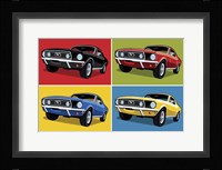 1968 Mustang Classic Car Framed Print