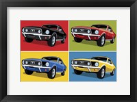 1968 Mustang Classic Car Framed Print