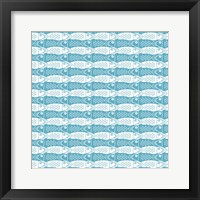 Interlocking Fish Pattern Fine Art Print
