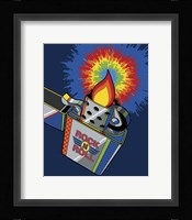 Rock & Roll Lighter Tie-dye Flame Fine Art Print