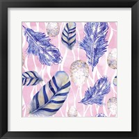 Feather & Egg Pattern I Fine Art Print