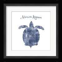 Turtle Marine Lagoon Framed Print