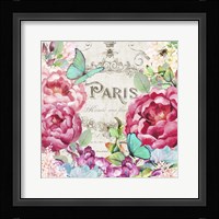 Paris Flower Market II Framed Print