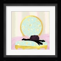 Evening Out In Gold I Framed Print