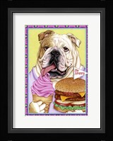 Bulldog Hamburger Fine Art Print