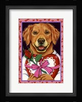 Golden Retriever Chocolate Box Fine Art Print
