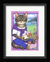 Picnic Cat Fine Art Print