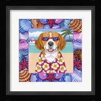 Seashells Beagle Fine Art Print
