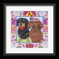 Wedding Dachsunds Fine Art Print