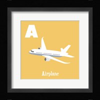 Transportation Alphabet - A is for Airplane Fine Art Print