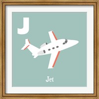 Transportation Alphabet - J is for Jet Fine Art Print