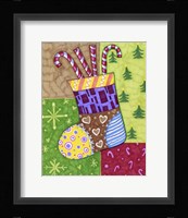 Patchwork Stocking Fine Art Print